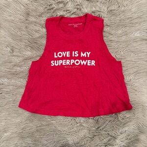 Spiritual Gangster Pink Muscle Tee